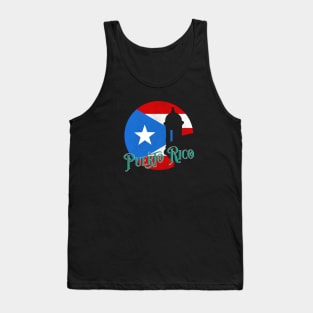 Puerto Rico Pearl of the Caribbean Tank Top